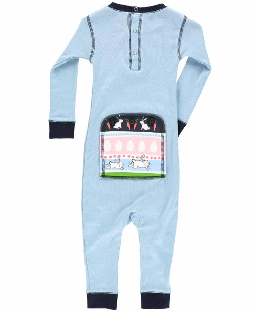 Lazy One Some Bunny Sleepy Infant Onesie Flapjack