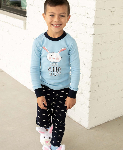 Lazy One Some Bunny Sleepy Kid's Long Sleeve PJ's