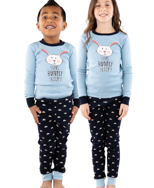 lazy one Some Bunny Sleepy Kid's Long Sleeve PJ's