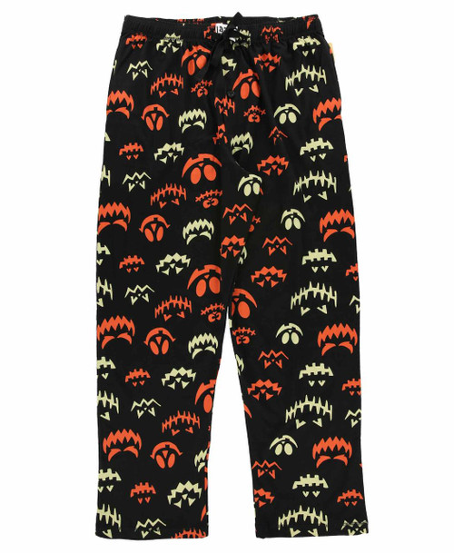 lazy one Spooky Faces Men's PJ Pants-Special Buy