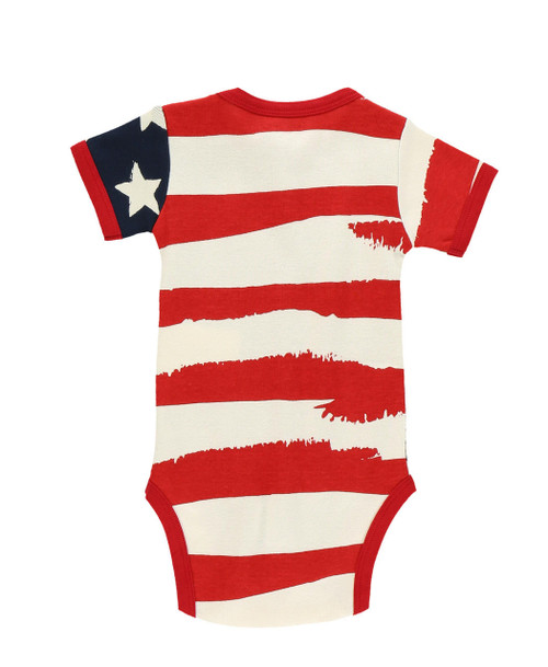 Lazy One Stars & Stripes Infant Creeper Onesie