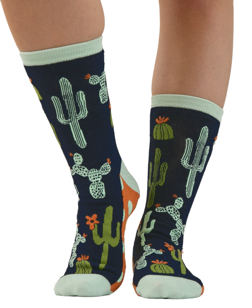 lazy one Stuck in Bed Cactus Crew Sock