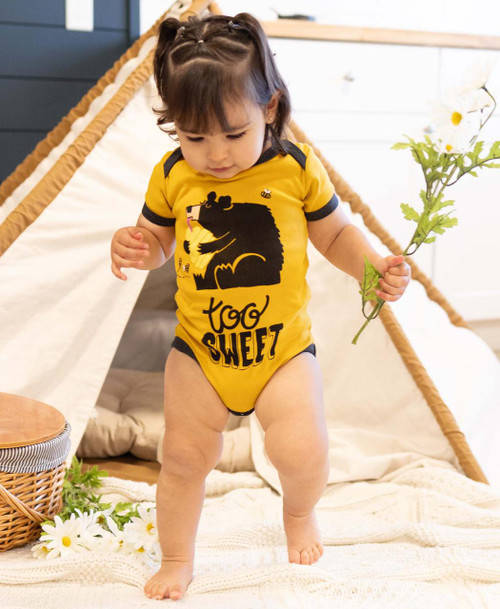 Lazy One Sweet Dreams Bear Infant Creeper Onesie