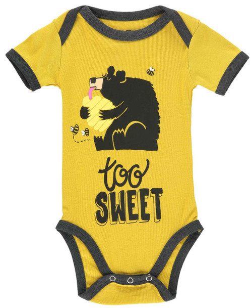 Lazy One Sweet Dreams Bear Infant Creeper Onesie