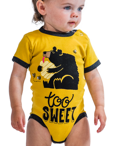 lazy one Sweet Dreams Bear Infant Creeper Onesie