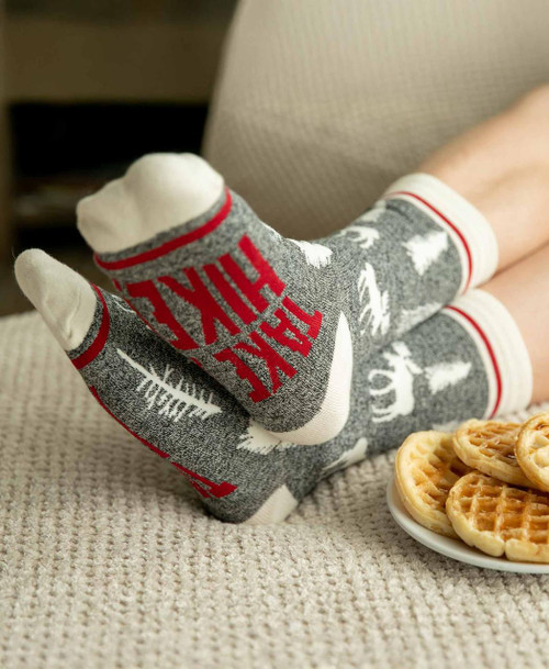 Lazy One Take A Hike Crew Sock