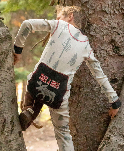 Lazy One Take A Hike Kid's Onesie Flapjacks