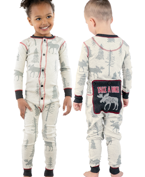 lazy one Take a Hike Kid's Onesie Flapjacks