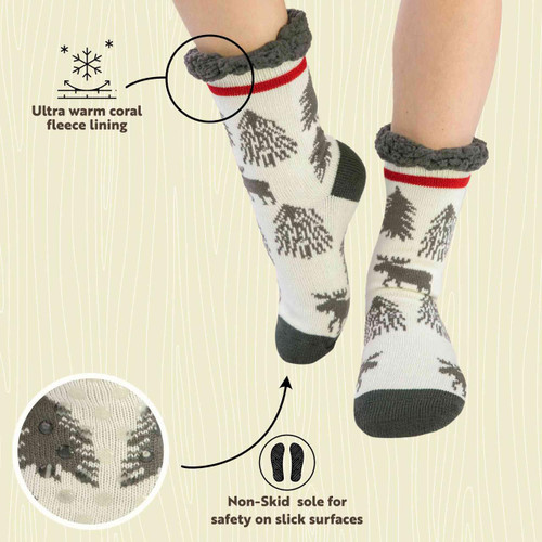 Lazy One Take A Hike Plush Sock