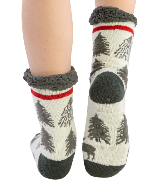 Lazy One Take A Hike Plush Sock
