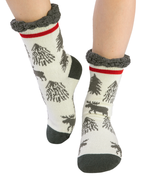 lazy one Take a Hike Plush Sock