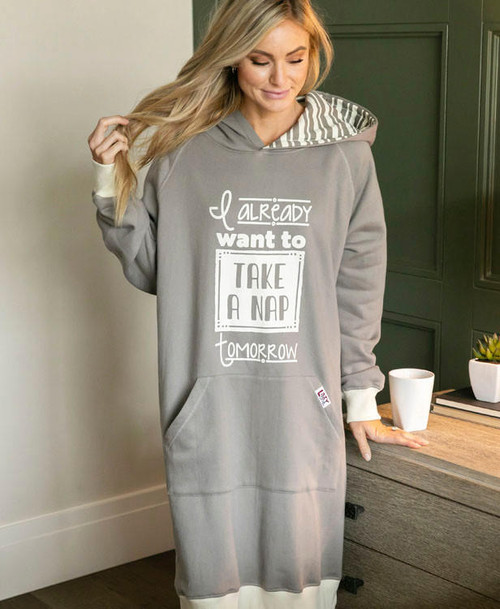 Lazy One Take A Nap Sleep Hoodie