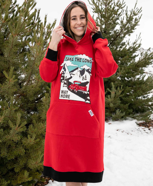 Lazy One Take The Long Way Home Sleep Hoodie