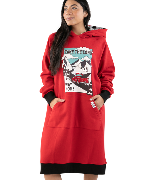 lazy one Take The Long Way Home Sleep Hoodie