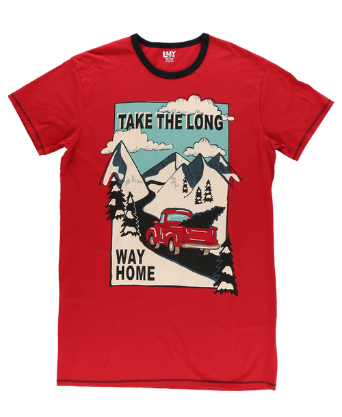 Lazy One Take The Long Way Nightshirt