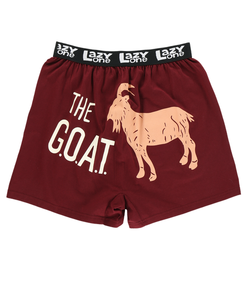 Lazy One The G.O.A.T Men's Funny Boxer