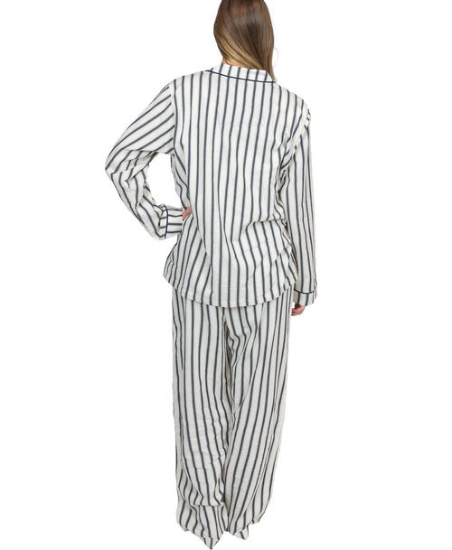 Lazy One Ticking Bear Button Down Men's PJ Set