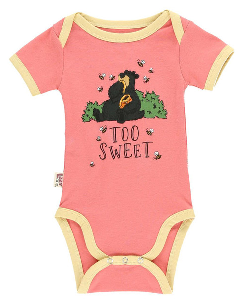 lazy one Too Sweet Bear Infant Creeper Onesie
