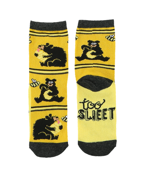 Lazy One Too Sweet Bear Kid Sock