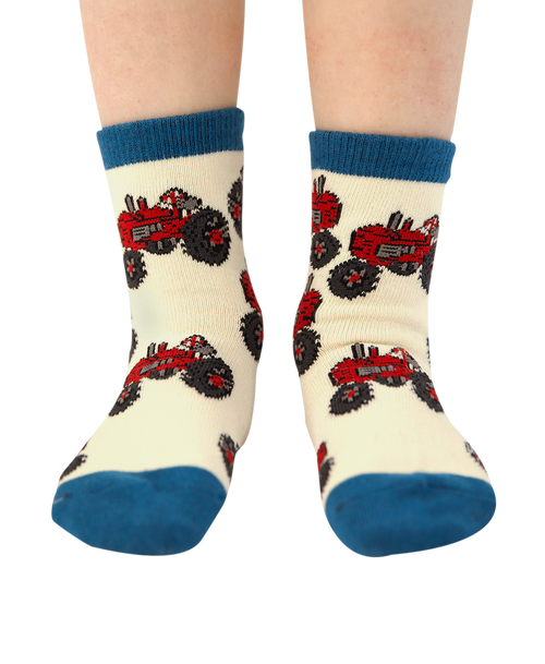 Lazy One Tractor Kid Sock