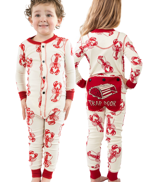 lazy one Trap Door Kids Lobster Onesie Flapjack