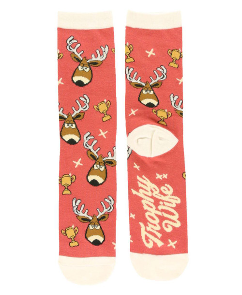 lazy one Trophy Wife Crew Sock