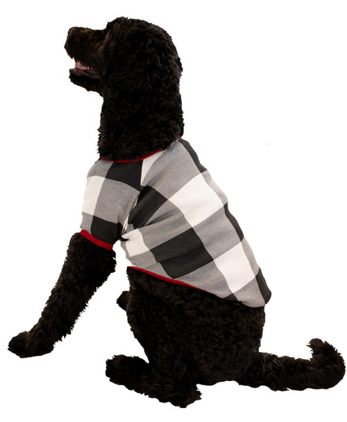 lazy one Truck Plaid Dog Shirt