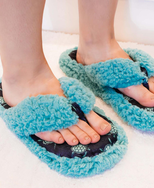 Lazy One Turtles Spa Slipper