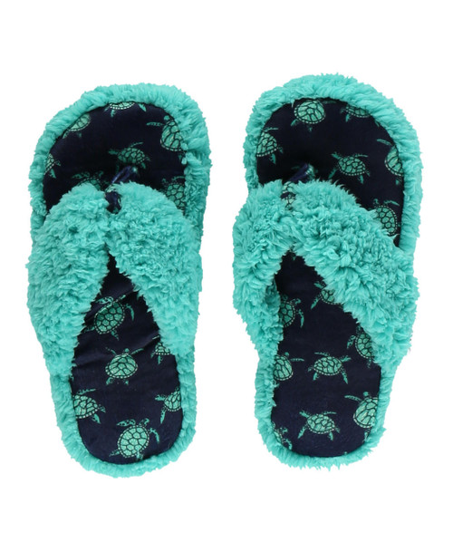 lazy one Turtles Spa Slipper