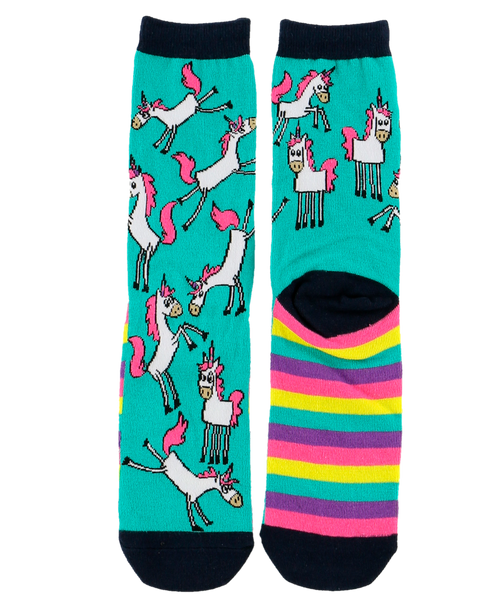 Lazy One Unicorn Crew Sock