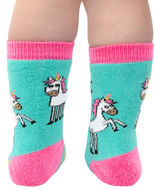 Lazy One Unicorn Infant Sock