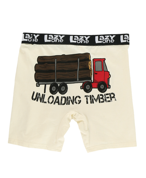 Lazy One Unloading Timber Men's Boxer Briefs