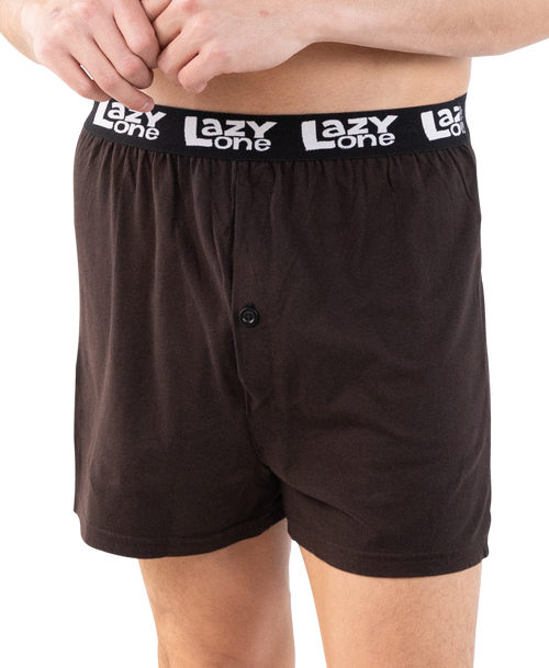 Lazy One Wanna Moose Around? Men's Funny Boxer