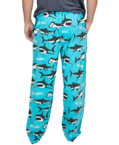 Lazy One Wide Awake Shark Men's PJ Pant