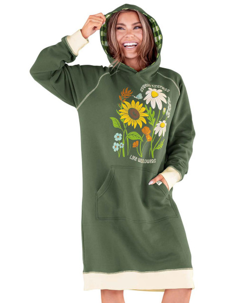 lazy one Wild Flowers Sleep Hoodie