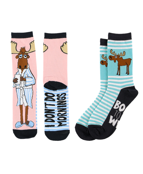 lazy one Wild Moose Sock 2 Pack