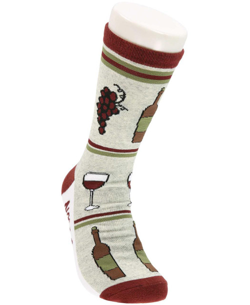 lazy one Wine Down Crew Sock