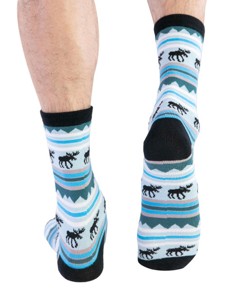 Lazy One Winter Moose Crew Sock