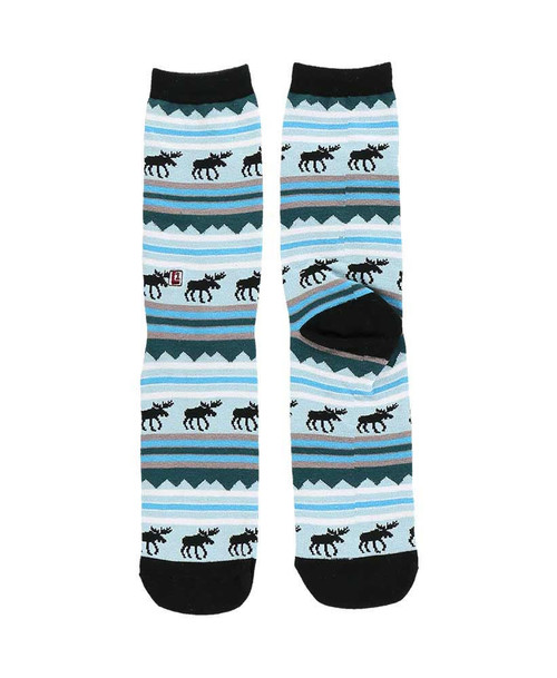 Lazy One Winter Moose Crew Sock