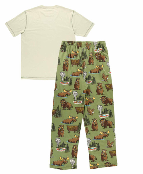 Lazy One Yellowstone Men's PJ Set