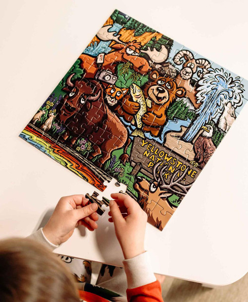 Lazy One Yellowstone National Park Puzzle