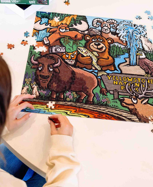 Lazy One Yellowstone National Park Puzzle