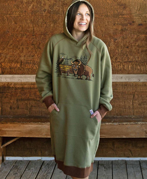 Lazy One Yellowstone Sleep Hoodie