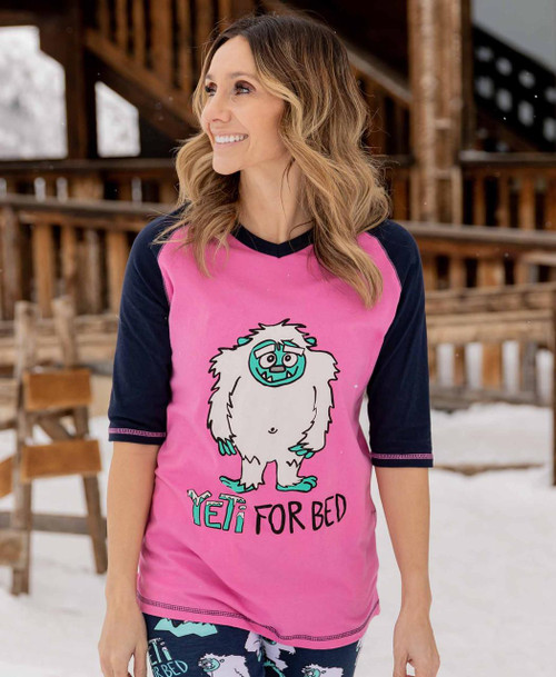 Lazy One Yeti For Bed Women's Tall Tee