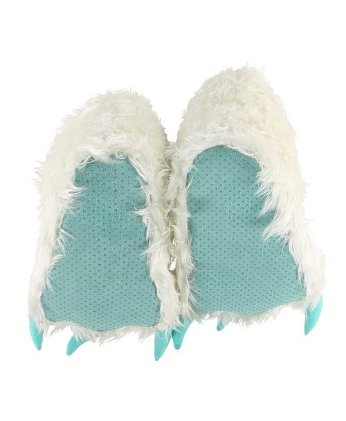 Lazy One Yeti Kid And Adult Paw Slipper