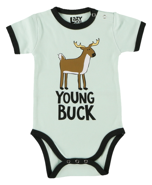 Lazy One Young Buck Deer Infant Creeper Onesie