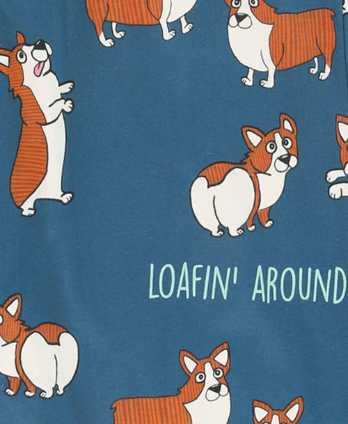 Lazy One Loafin' Around Women's Regular Fit Corgi PJ Pant