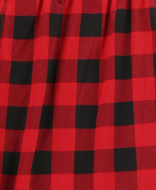 Lazy One Moose Plaid Women's Regular Fit Long Sleeve PJ Set