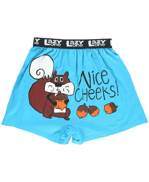lazy one Nice Cheeks Men's Squirrel Funny Boxer-Special Buy