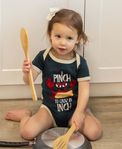 Lazy One Pinch To Grow An Inch Infant Creeper Onesie